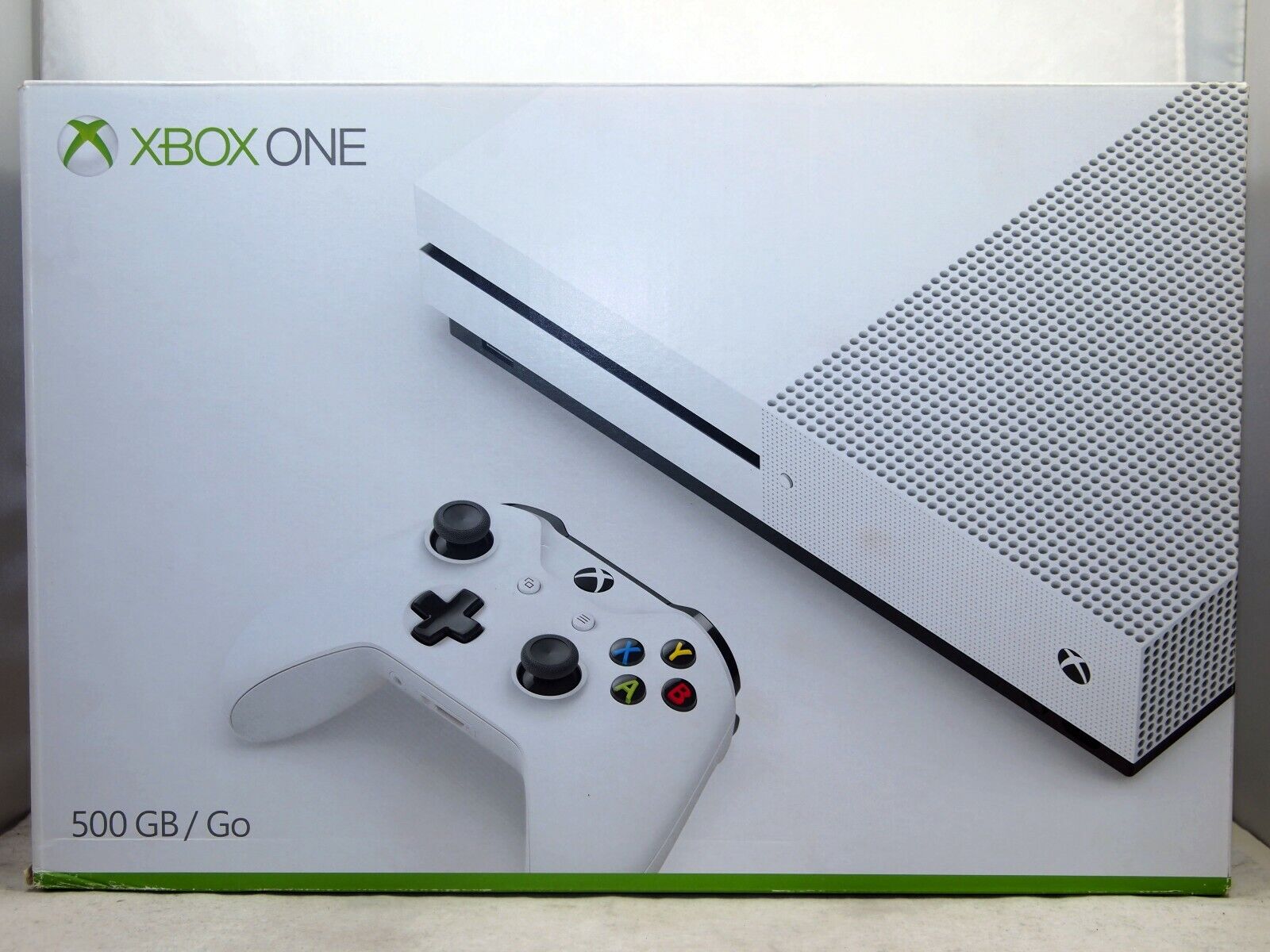 Empty Console Box for Microsoft Xbox One S White 500GB No S - Variant