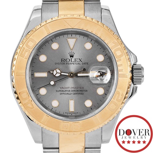 Rolex Yacht-Master Steel 18K Gold 16623 40mm Slate Dial Men's Automatic Watch NR