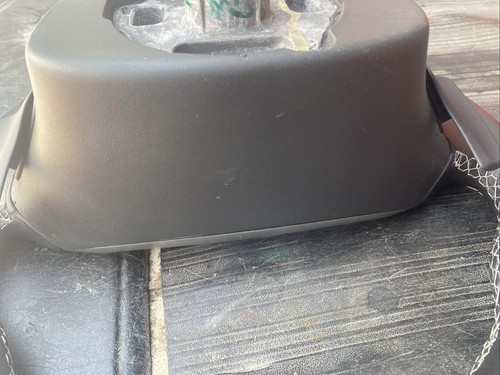2014-2019 C7 Corvette Automatic Leather D-Shaped Steering Wheel Gray Stitching - Picture 21 of 24