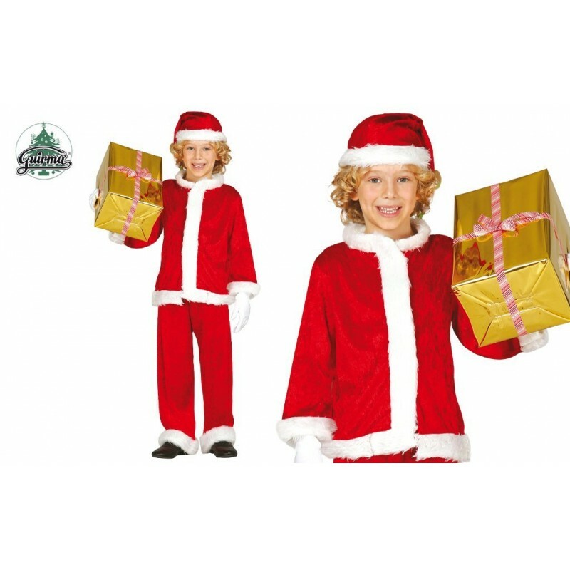 COSTUME BABBO NATALE CARNEVALE VESTITO GUIRMA BABBO BAMBINO CHRISTMAS PAPA NOEL