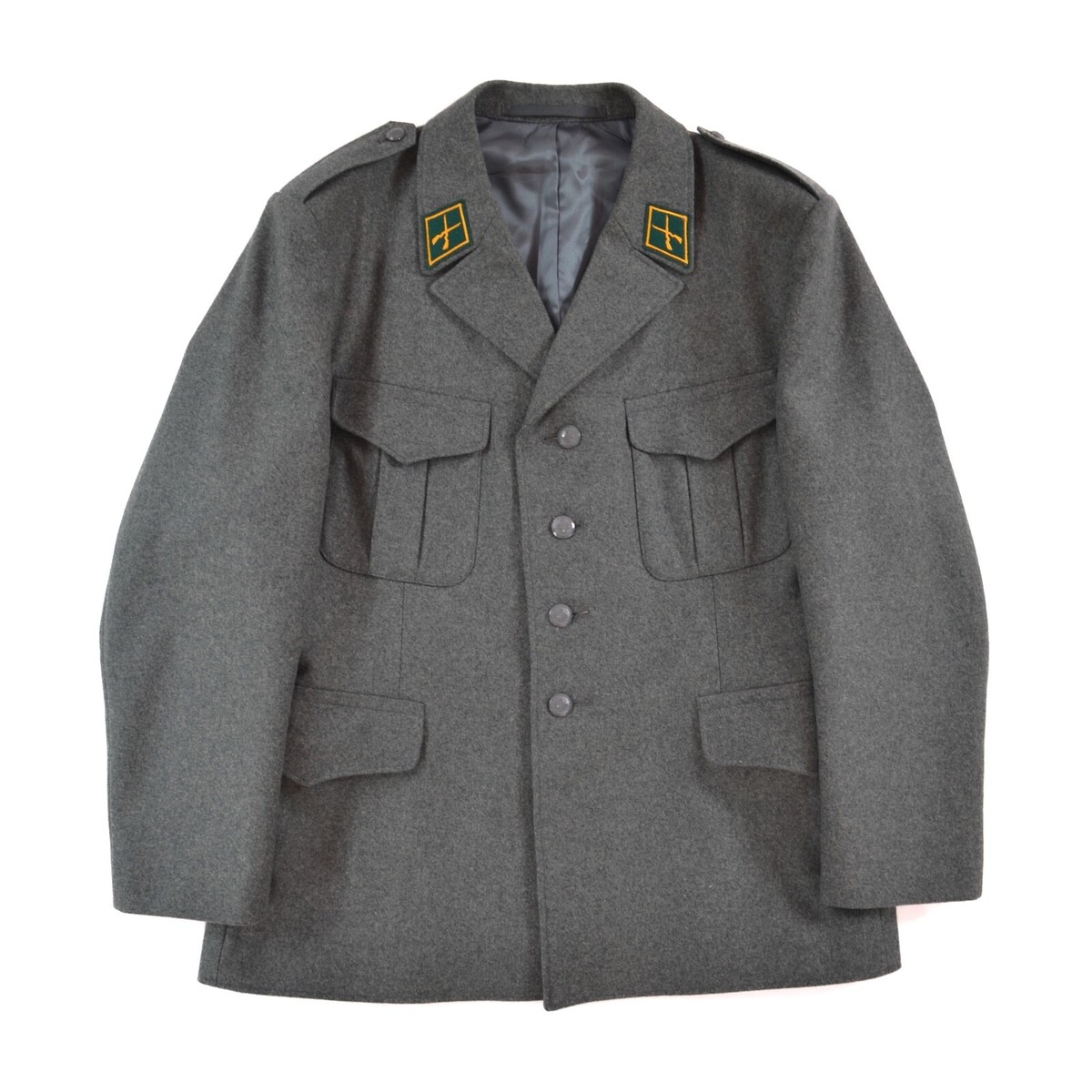 Swiss Army Vintage 70-80s Wool Jacket Tunic Coat Mens sz EUR 54