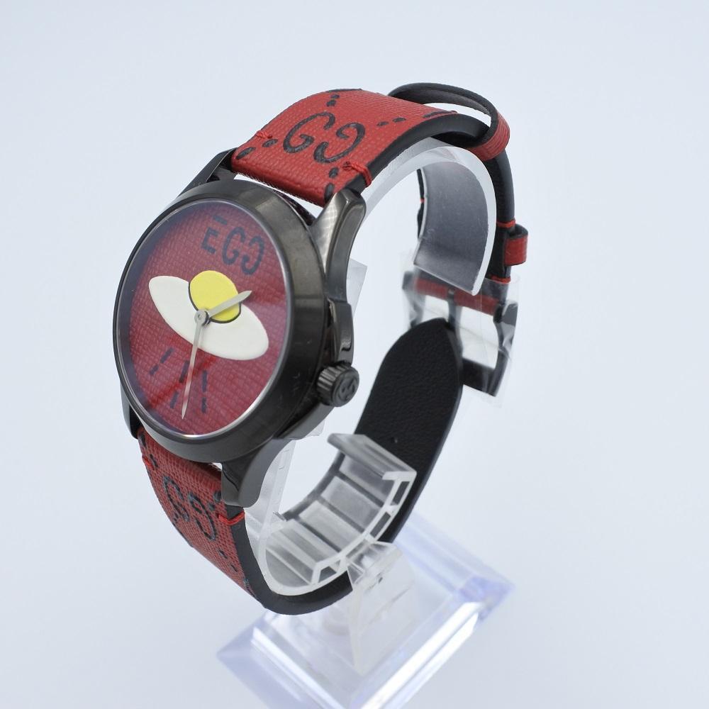 GUCCI G timeless Egg UFO YA1264023 unused watch red rubber GUCCI G timeless Egg UFO YA1264023 unused watch red rubber
