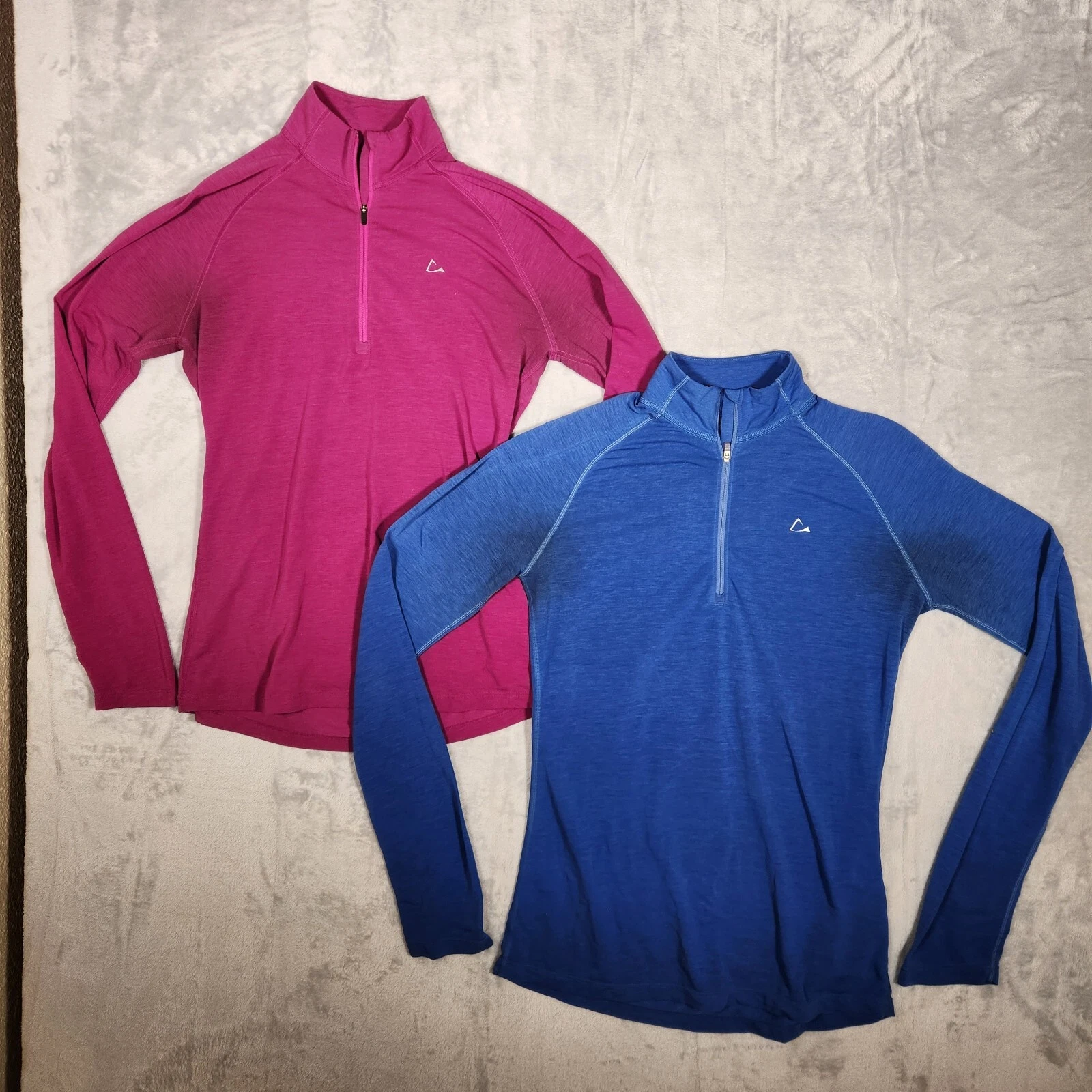 Paradox Shirt Womens Small Merino Blend 1/4 Zip Base Layer Dri Release Lot of 2