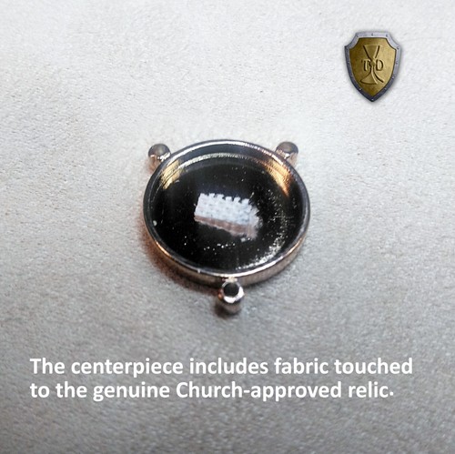 Our Lady of Garabandal Royal Limited Edition Precious Holy Relic Rosary - Picture 6 of 6