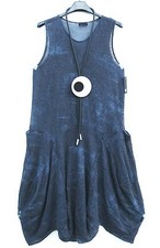 SARAH SANTOS beuliges Strickkleid Ballon Kleid Robe Dress XXL 52 54 Lagenlook *