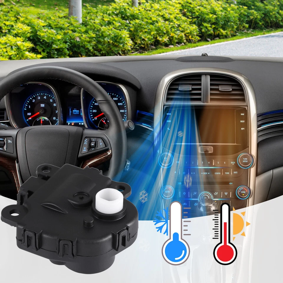 2X Actuador de puerta de mezcla de aire calentador de climatización apto para Chevrolet Impala Corvette 604-108 Foto 2 de 4