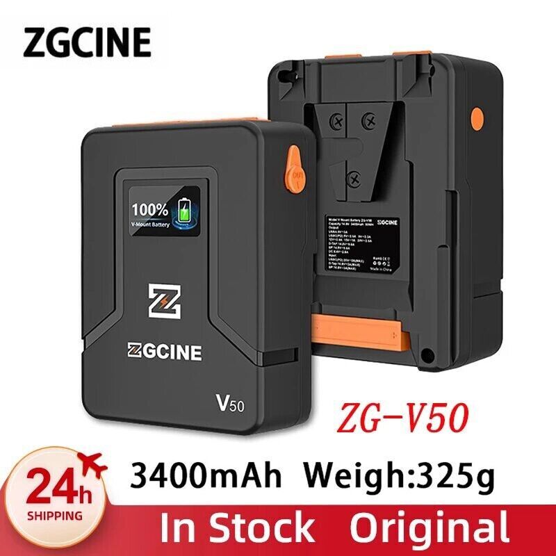 Batterie V-Lock ZGCINE V50 résout le manque d'autonomie des caméras de cinéma avec son port PD