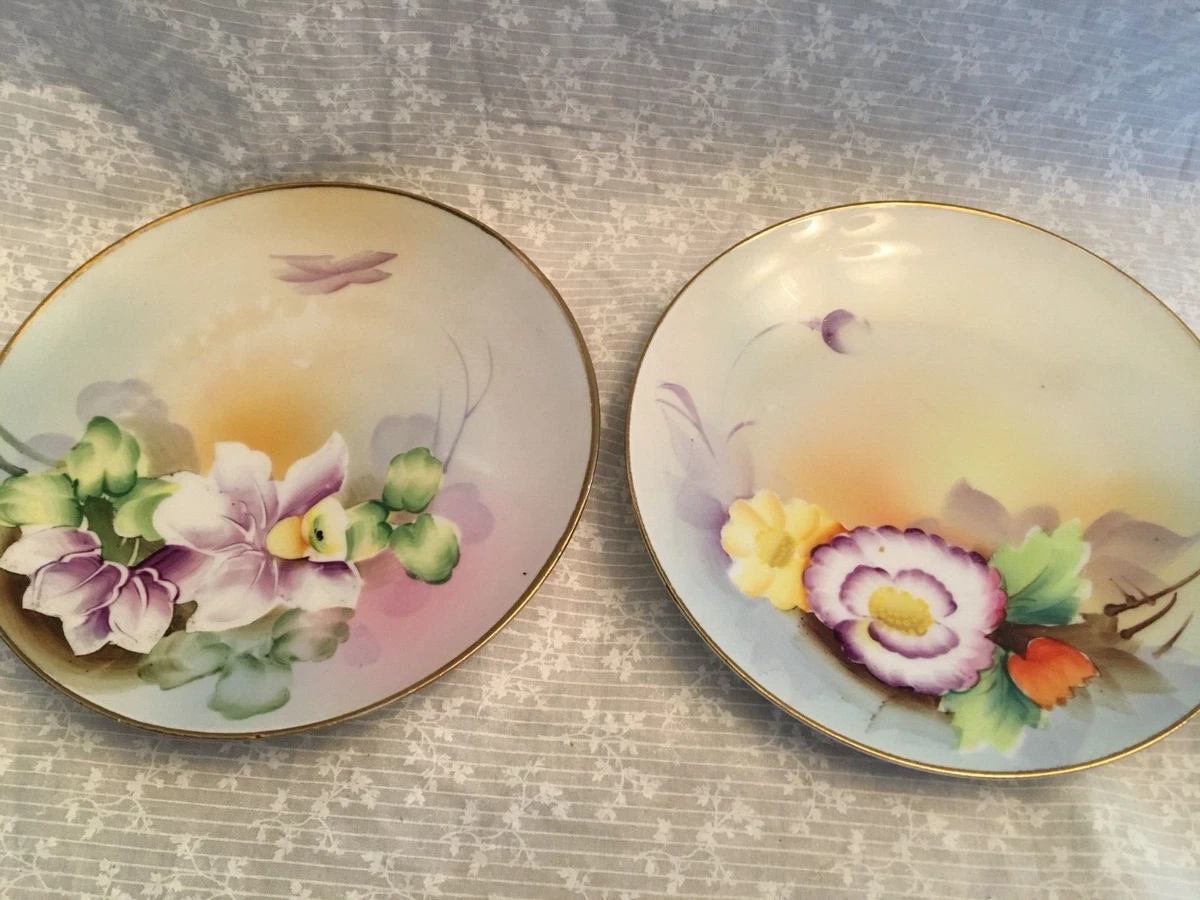 Hand painted china outlet plates