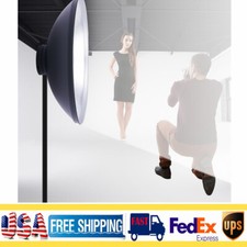 Studio Reflector 16" Beauty Dish Standard Bowens Mount Flash Head Strobe Mount 