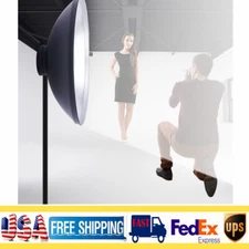 Studio Reflector 16" Beauty Dish Standard Bowens Mount Flash Head Strobe Mount|