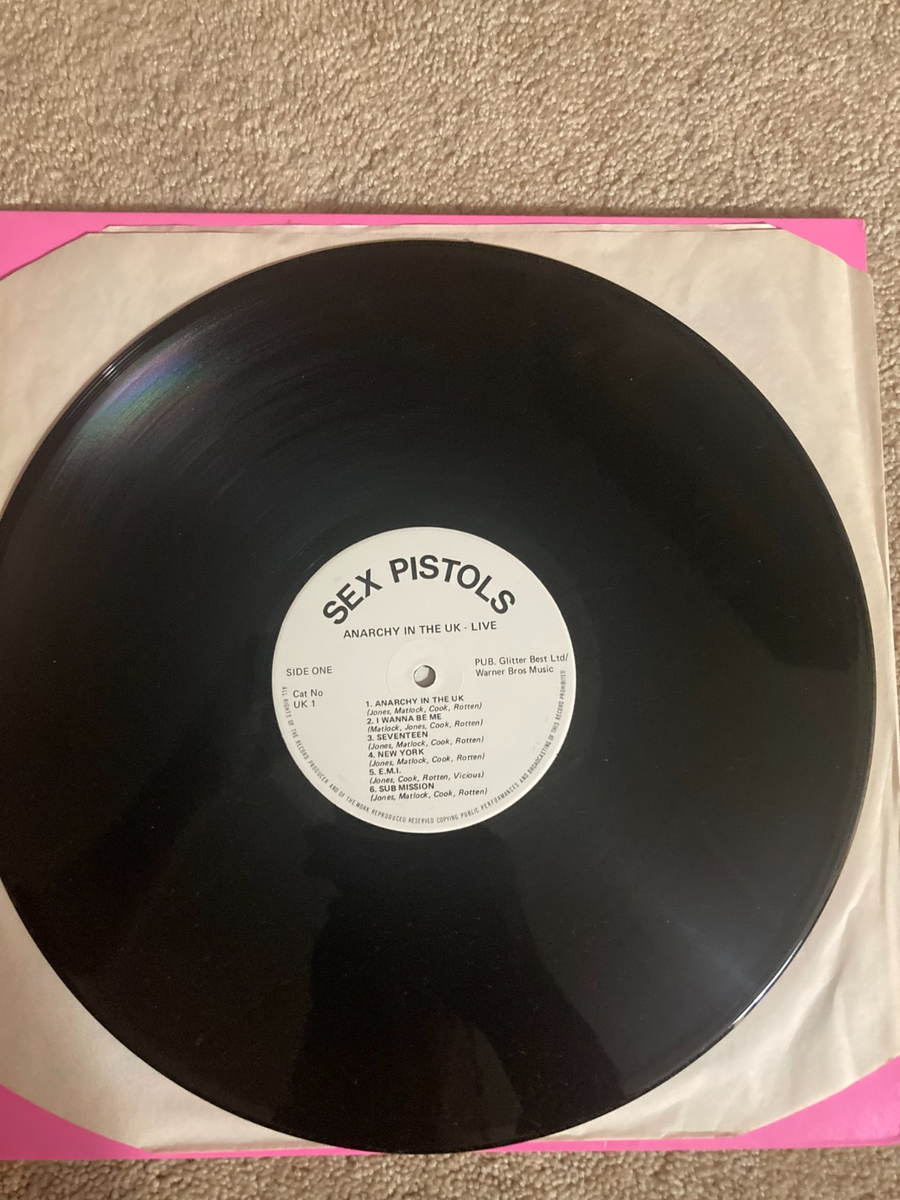 Sex Pistols - Anarchy In The U.K. Live! VINYL LP UK PRESSING
