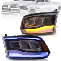 Vland LED Frontscheinwerfer FüR 2009-2018 Dodge RAM 1500 2500 3500 Classic Paar