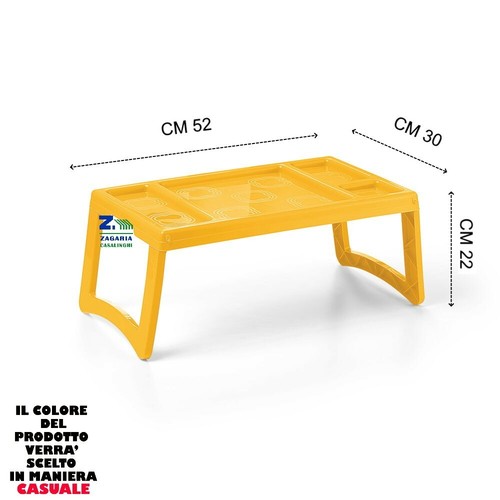 VASSOIO LETTO IN PLASTICA RIGIDA PIEGHEVOLE CM 52X30X22 H SALVASPAZIO - Foto 2 di 2