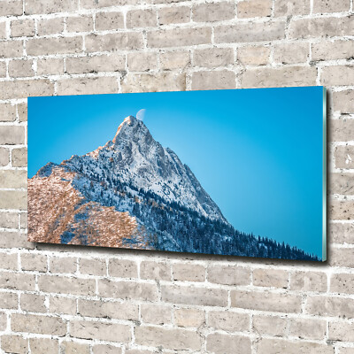 Acrylglas-Bild Wandbilder Druck 140x70 Deko Landschaften Giewont Berg Tatra