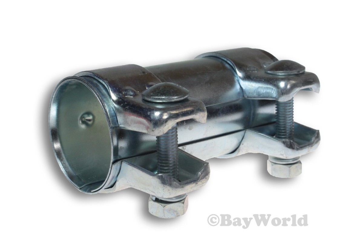 Auspuffschelle Edelstahl 50mmx125mm - Doppelschelle Für Auspuffrohre