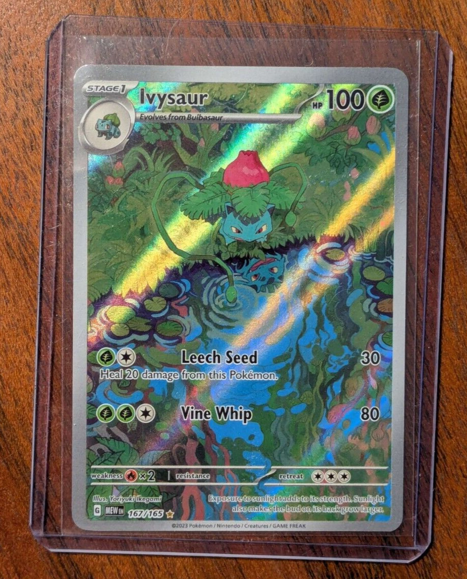 Ivysaur 167/165 Sv: Scarlet & Violet 151 Holo Rare Foil Full Art