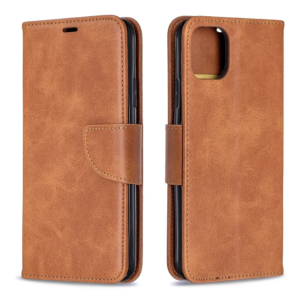Funda de teléfono billetera de cuero con correa para iPhone 17 16 15 Pro Max 14 13 12 para hombre Foto 2 de 4