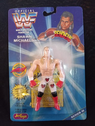 1996 WWF Just Toys Shawn Michaels Bend-ems Wrestli...