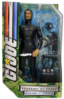 #ad #ad GI Joe Navy SEAL Code Name Lt. Torpedo 12” Action Figure NEW 2008 Lieutenant G.I $68.88