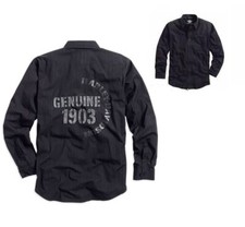 96788-15VM Camicia manica lunga originale Harley Davidson uomo a righe regular S