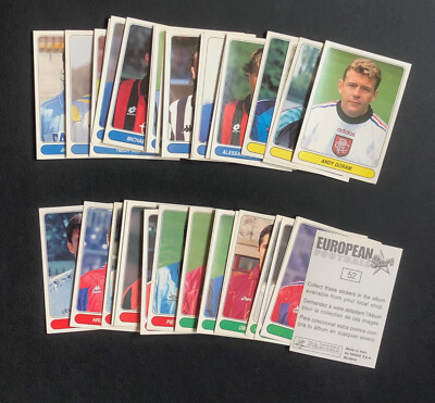 Panini European Football Stars Fußball Sticker 1996