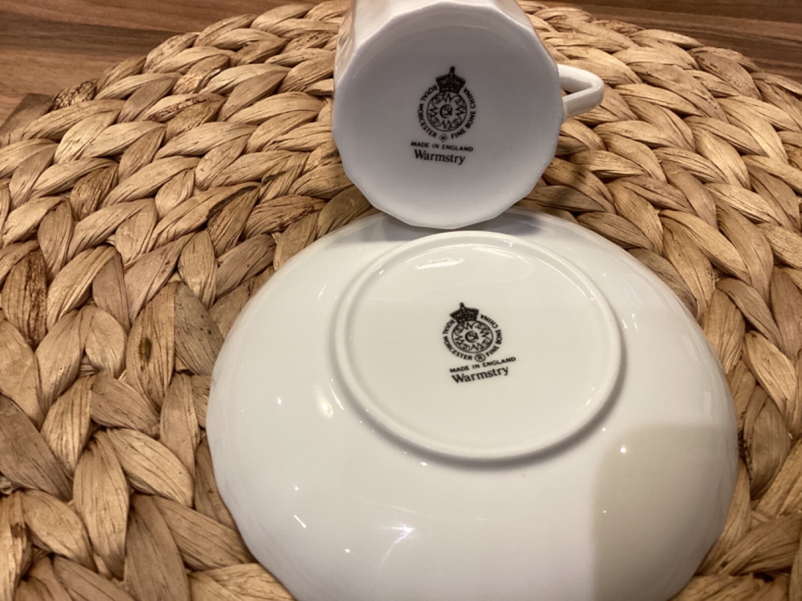 Royal Worcester Warmstry White Espresso Cups eBay