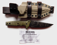 Miller Bros Blades M-15 Knife with Certificate of authenticity, Original Sheath