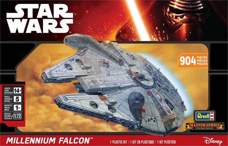 2015 revell Force Awakens Star Wars MILLENNIUM FALCON large 1/72
