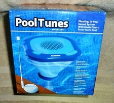 PoolTunes LED Floating Pool Speaker To 35' Ft. Ipod Compatible Floater SwimLine