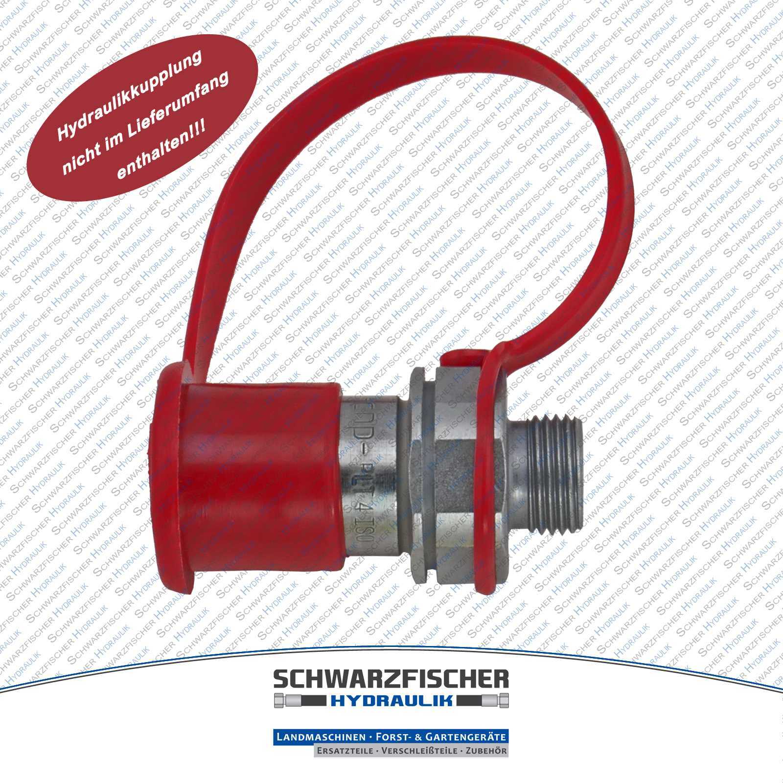 FUNOMOCYA Hydraulikkupplungen 3/4 Zoll Set - Staubkappen Für Hydraulikanschlüsse