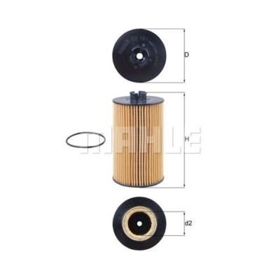 Ölfilter KNECHT OX 161D für MERCEDES-BENZ VOLVO FREIGHTLINER FENDT DEUTZ