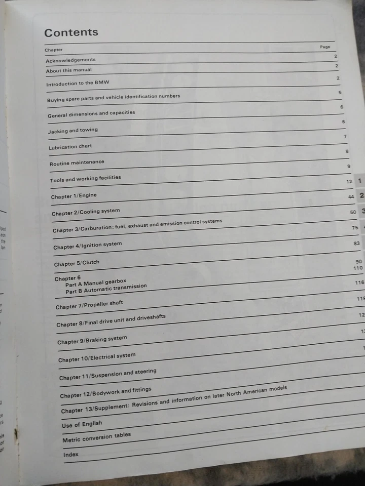 Modelos de 4 cilindros Haynes BMW 320 I 1975 a 1983 Foto 4 de 4