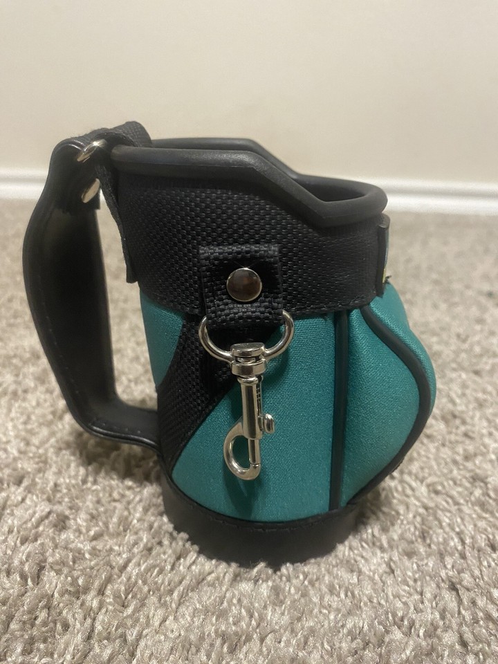 Mini Golf Bag Water Bottle or Pop Can Carrier to Attach Golf Bag