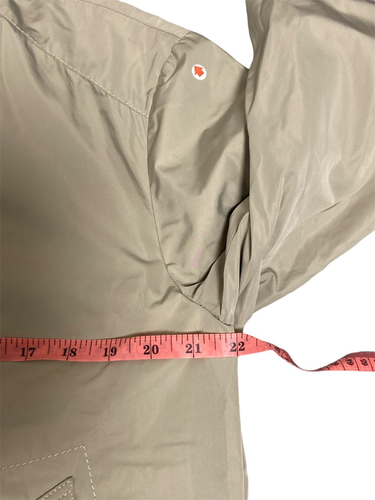 Giacca a vento Corneliani ID Made in Italy beige con cappuccio taglia M - Foto 13 di 18