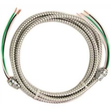 10 ft., 12/2 Solid CU MC Metal Clad Armorlite Modular Assembly Quick Cable Whi