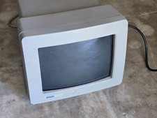 Vintage 1986 Atari SC1224 Monitor Read Description