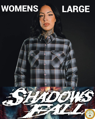 DIXXON x SHADOWS FALL Collab Limited Edition Flannel Shirt - Women's L