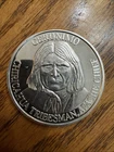 GERONIMO AMERICAN INDIAN CHIEF SERIES 1 OZ 999 FINE SILVER ART ROUND