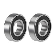 Image of 2x 6002-2RS Deep Groove Ball Bearings 15mm x 32mm x 9mm Double Sealed Z2 - New