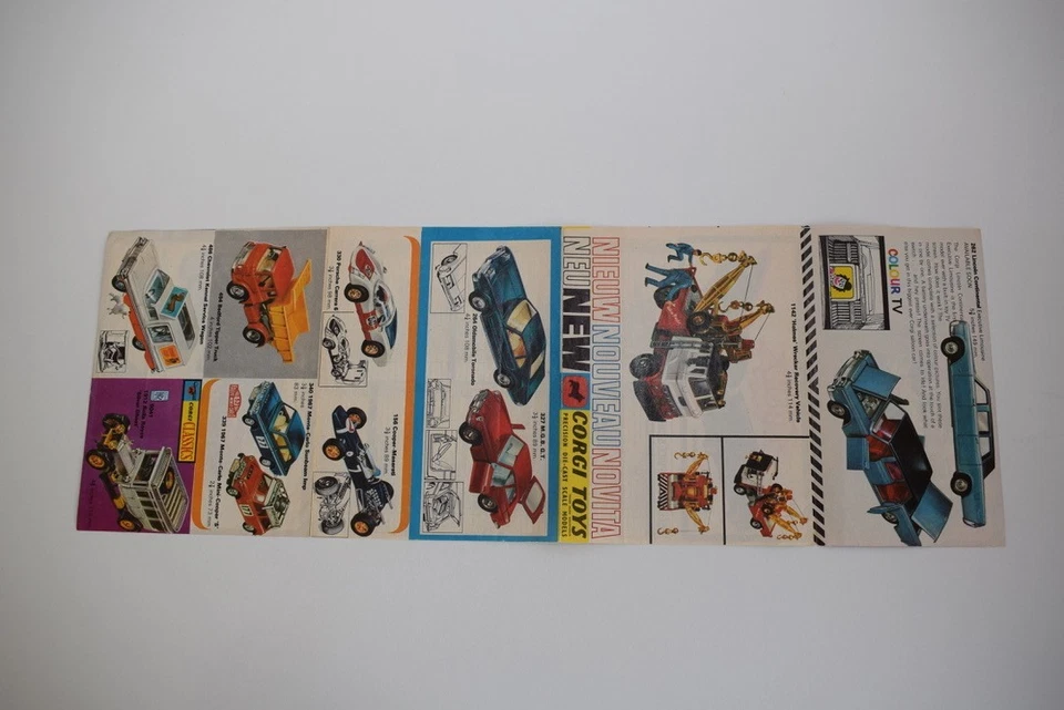 B93 CATALOGO CARTELLA VOLANTINO CORGI TOYS 1967 UK U.K. EXC. COND. - Immagine 4 di 4