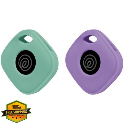 Fretime Tile Mate 2024 Case Purple and Mint 2 Pack