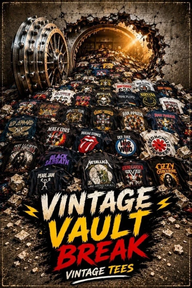 Vintage Tee & Streetwear Vault Break - Band Tees, 90's Y2K