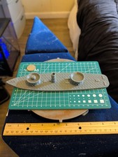 3d Printed 1/144 Scale Civil War Ironclad USS Onondaga Unpainted