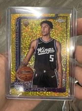 2025 Topps Chrome Nique Clifford Rookie Image Variation #274 Gold Speckle /50 SP