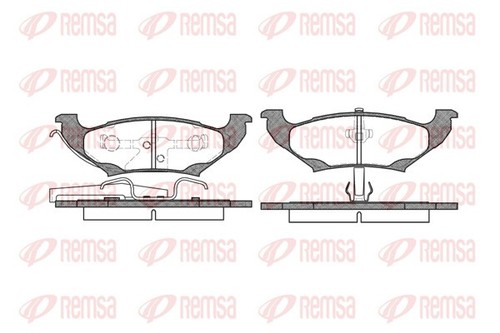 REMSA 0690.10 Bremsbelagsatz, Scheibenbremse für CHRYSLER, DODGE, PLYMOUTH - Bild 1 von 3