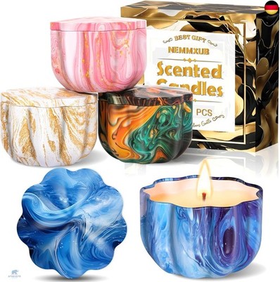 NEMMXUB Scented Candles Gifts for Women 4 Pieces Aromatherapy Candles Set for