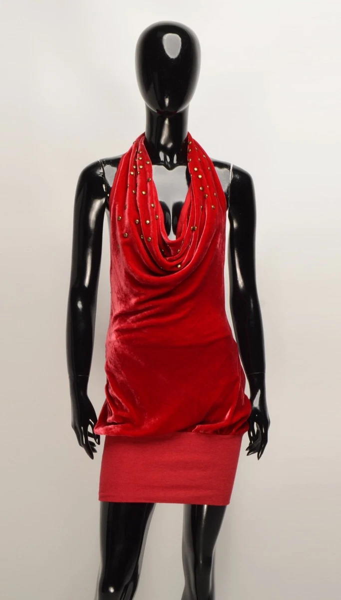 fornarina red dress Fornarina Avaris Mini Dress - Rosso Red -!Size: S- Spring/Summer 2019