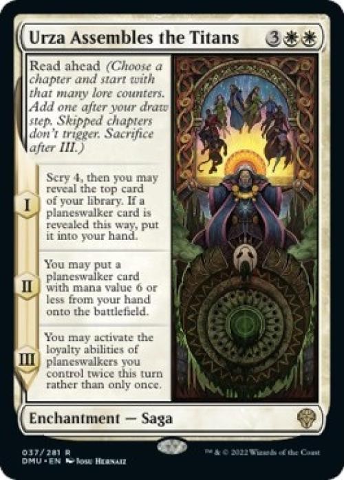 Urza Assembles the Titans - DMU MTG - Light Play