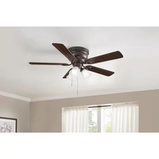Clarkston II 44 In. LED Indoor Oil Rubbed Bronze Ceiling Fan with Light Kit