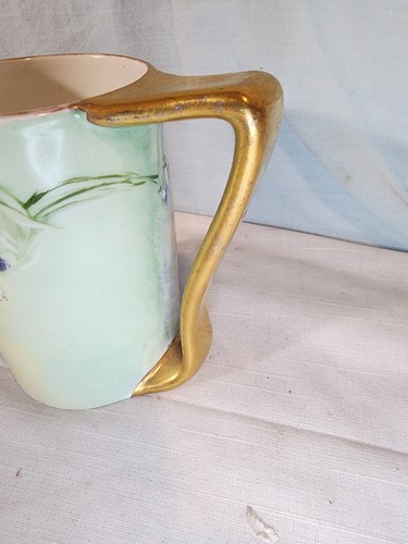 JEAN POUYAT LIMOGES/JPL Hand Painted/Gold Trim Mug, Crafted in France NICE! - Picture 4 of 9
